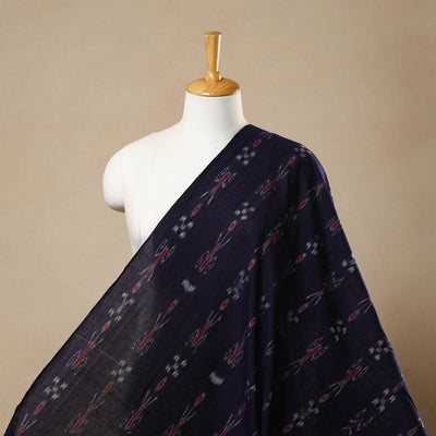 Buy Purple Handloom Cotton Sambalpuri Ikat Fabric