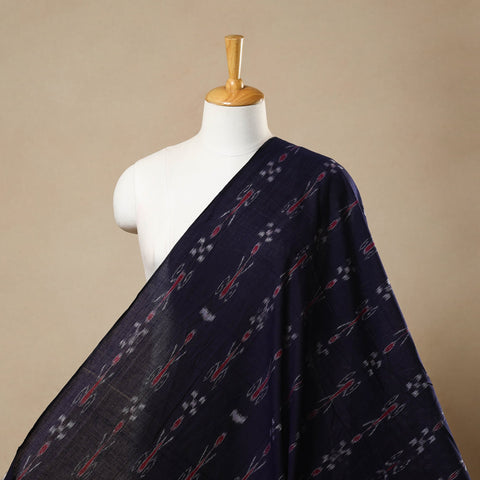 Buy Purple Handloom Cotton Sambalpuri Ikat Fabric