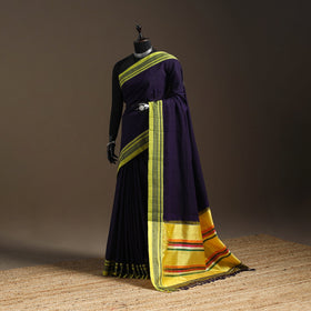 Handloom cotton x viscose ilkal saree with gayatri border