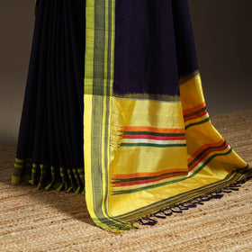 Handloom cotton x viscose ilkal saree with gayatri border