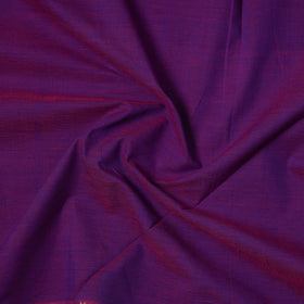 Purple - handloom cotton zari border mangalagiri fabric 14