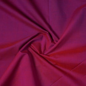 Purple - handloom cotton zari border mangalagiri fabric 17