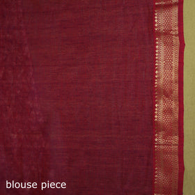 Purple - handloom cotton zari border mangalagiri saree 09