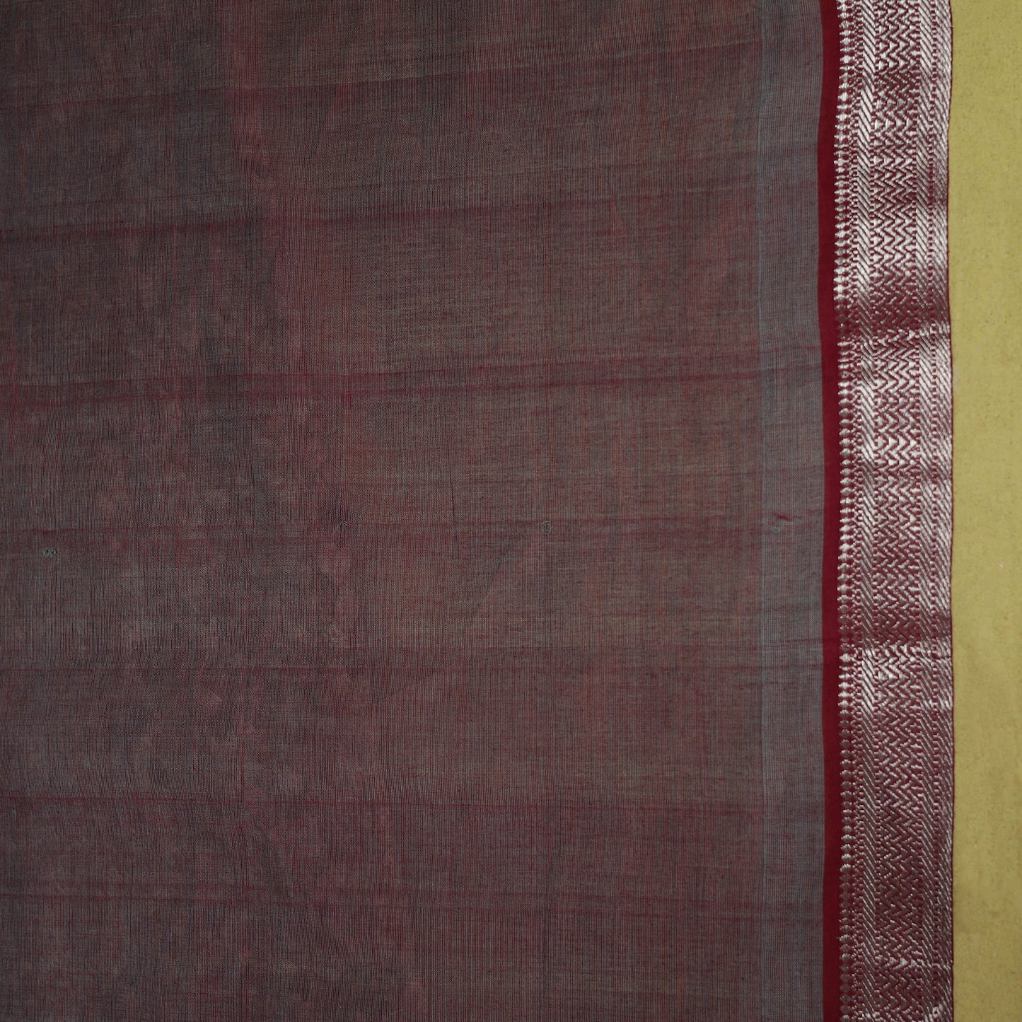 Purple - handloom cotton zari border mangalagiri saree 19