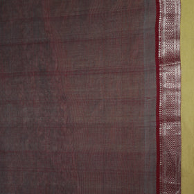 Purple - handloom cotton zari border mangalagiri saree 19