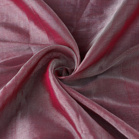 Handloom Full Silver Zari Tissue Chanderi Silk Fabric