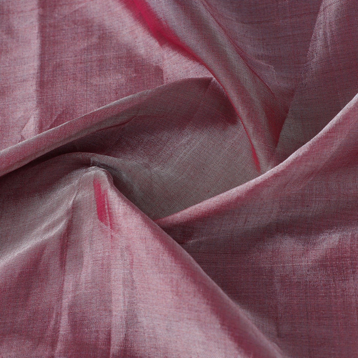 Handloom Full Silver Zari Tissue Chanderi Silk Fabric