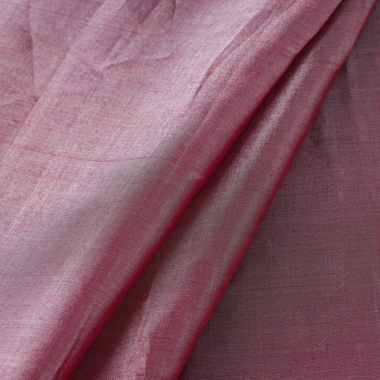 Handloom Full Silver Zari Tissue Chanderi Silk Fabric