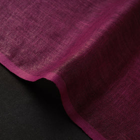 Purple - handloom linen bhagalpuri fabric 08 - handcrafted