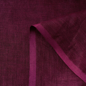 Purple - handloom linen bhagalpuri fabric 08 - handcrafted