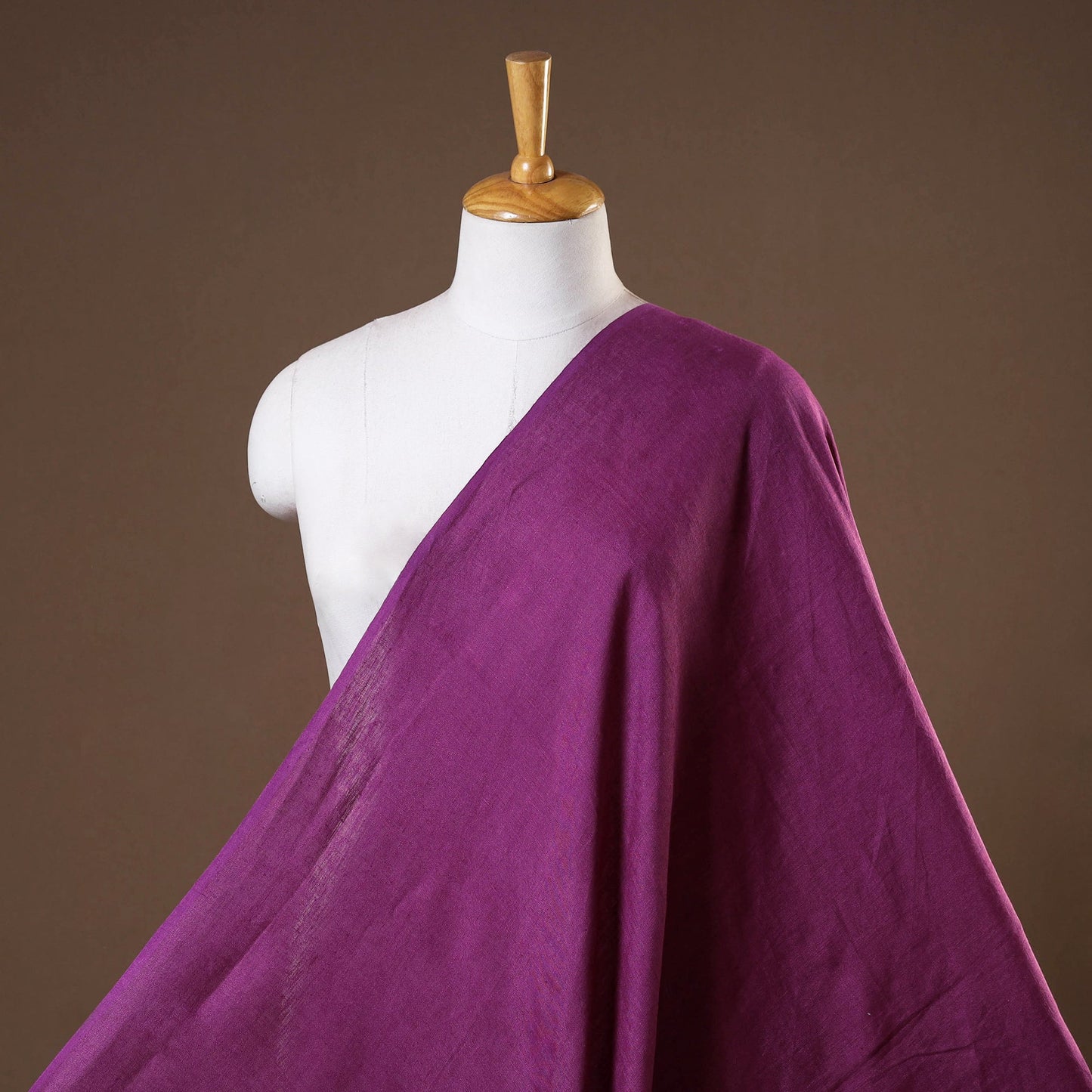 Purple - handloom linen bhagalpuri fabric 22 - handcrafted