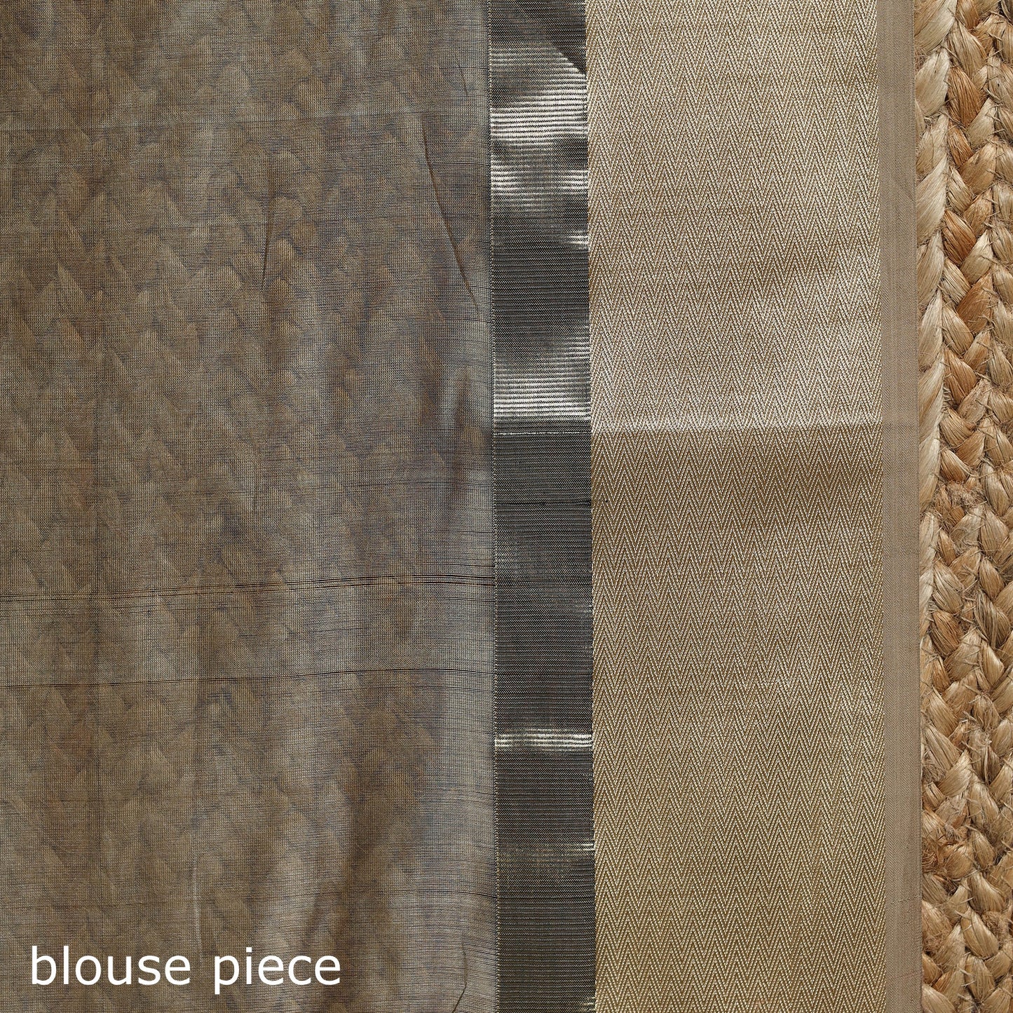 Purple - handloom maheshwari saree with ghicha pallu resham