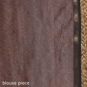 Purple - handloom maheshwari saree with zari border 34