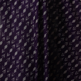 Handloom mercerised cotton pochampally ikat fabric 14