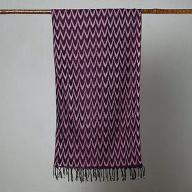  Handloom Mercerized Cotton Pochampally Ikat Stole