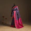 Handloom mulberry silk patola ikat pochampally saree 08