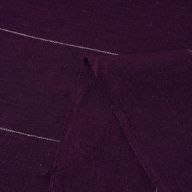 Purple - handloom organic buti kala cotton fabric 04