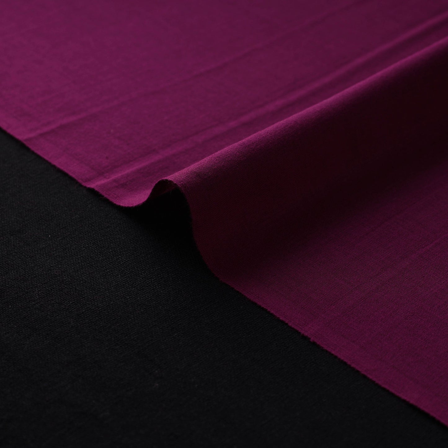 Purple - handloom organic kala cotton fabric 07