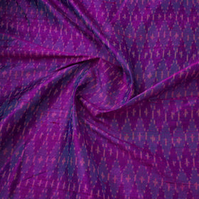 Handloom raw silk pochampally ikat fabric 11 - handcrafted