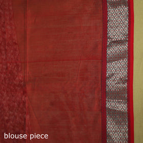 Purple - handloom silk cotton buti maheshwari saree