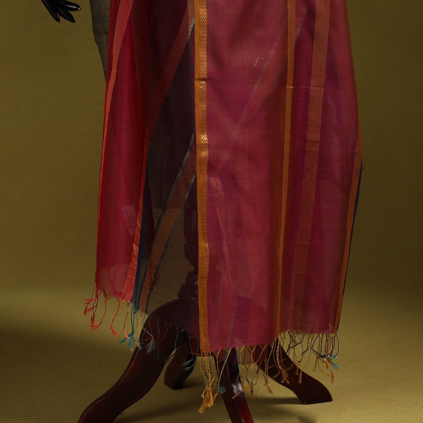 Handloom silk cotton zari work maheshwari dupatta 21