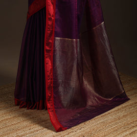 Handloom tissue zari chanderi silk saree 12 - handcrafted