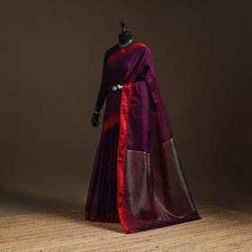 Handloom tissue zari chanderi silk saree 12 - handcrafted