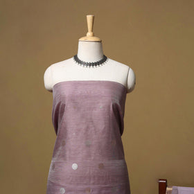 Handloom zari buti chanderi silk 2pc unstitched dress