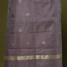 Handloom zari buti chanderi silk 2pc unstitched dress