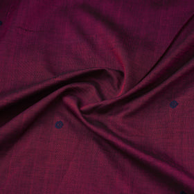 Handloom zari buti mercerised cotton chanderi fabric 07