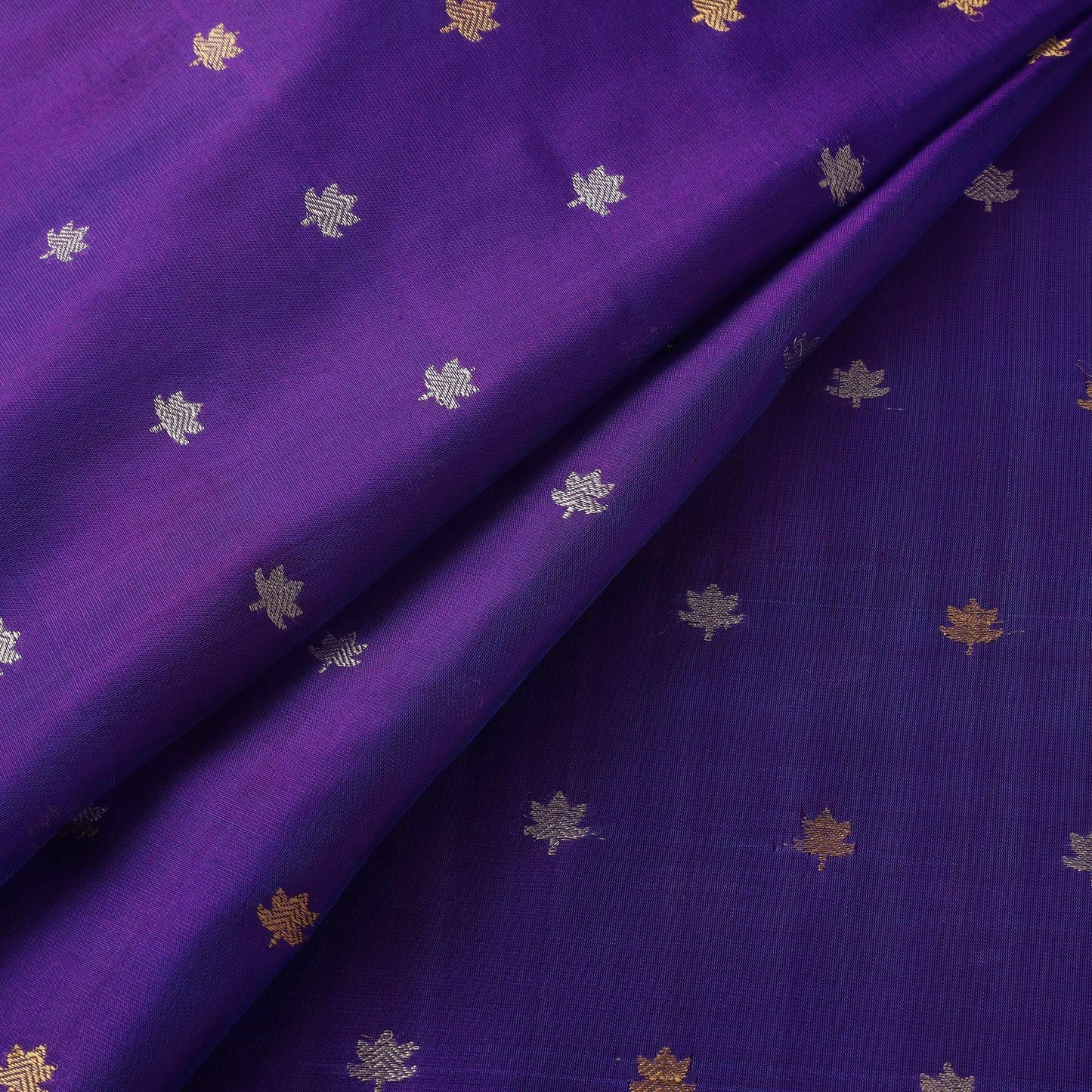 Handloom zari buti pure chanderi silk fabric 10