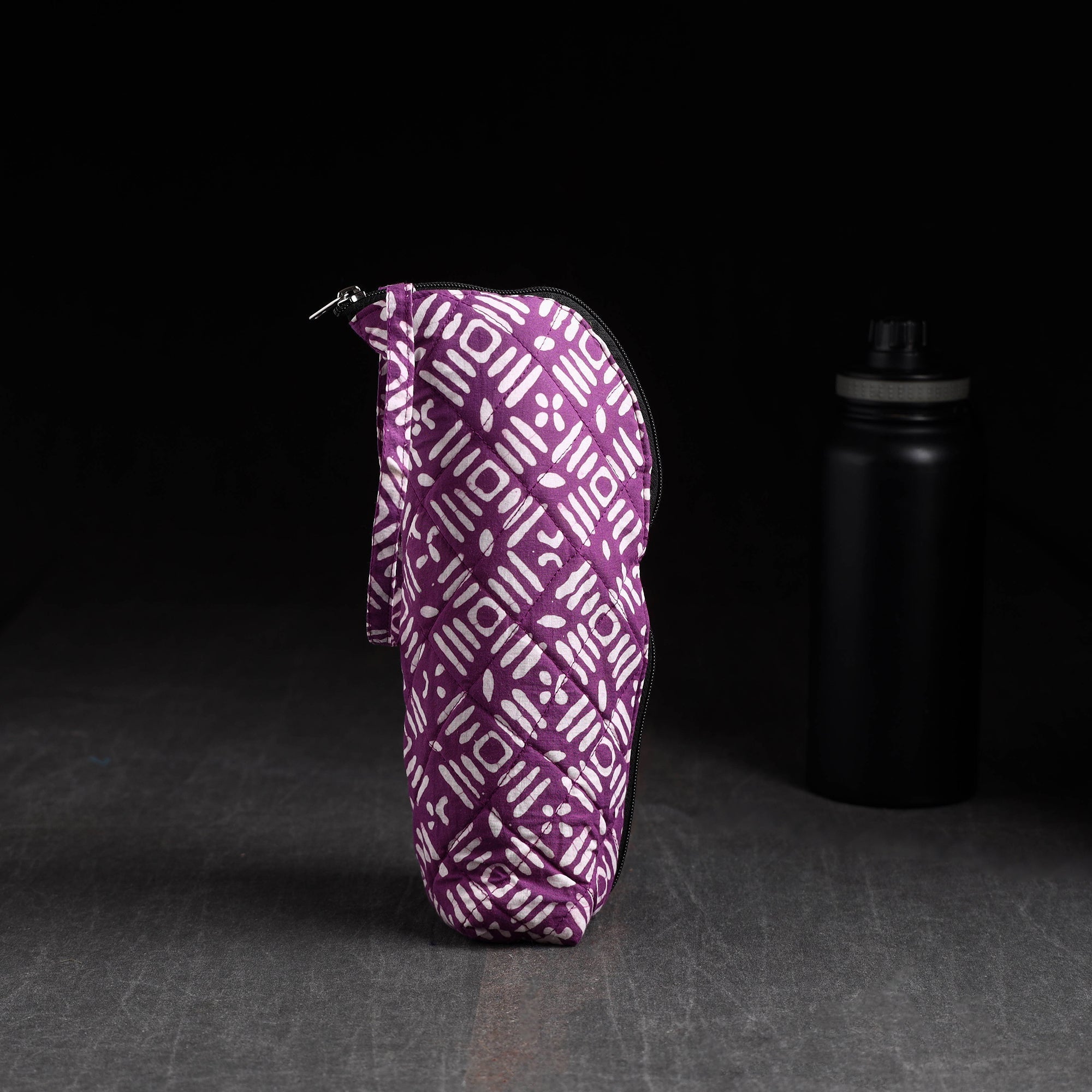 Purple Handmade 1L Water Bottle Cover