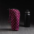  Purple Handmade Cotton 1L Water Bottle Cover