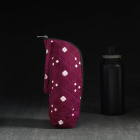 Purple Handmade Cotton 1L Water Bottle Cover