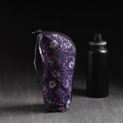  Purple Handmade Cotton 1L Water Bottle Cover