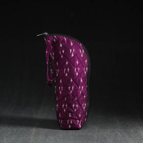 Purple Handmade Cotton 1L Water Bottle Cover
