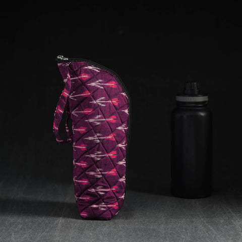  Purple Handmade Cotton 1L Water Bottle Cover