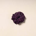 Purple Handmade Cotton Elastic Rubber Band/Scrunchie