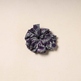 Purple Handmade Cotton Elastic Rubber Band/Scrunchie