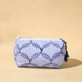 Handmade Cotton Fabric Quilted Utility Pouch With Tassel 
