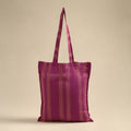 Purple Handmade Cotton Jhola Bag