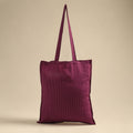 Purple Handmade Cotton Jhola Bag
