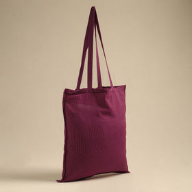 Purple Handmade Cotton Jhola Bag
