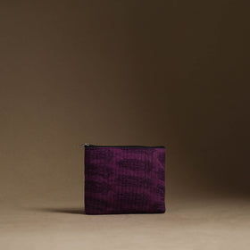 Purple - handmade cotton multipurpose utility pouches (set