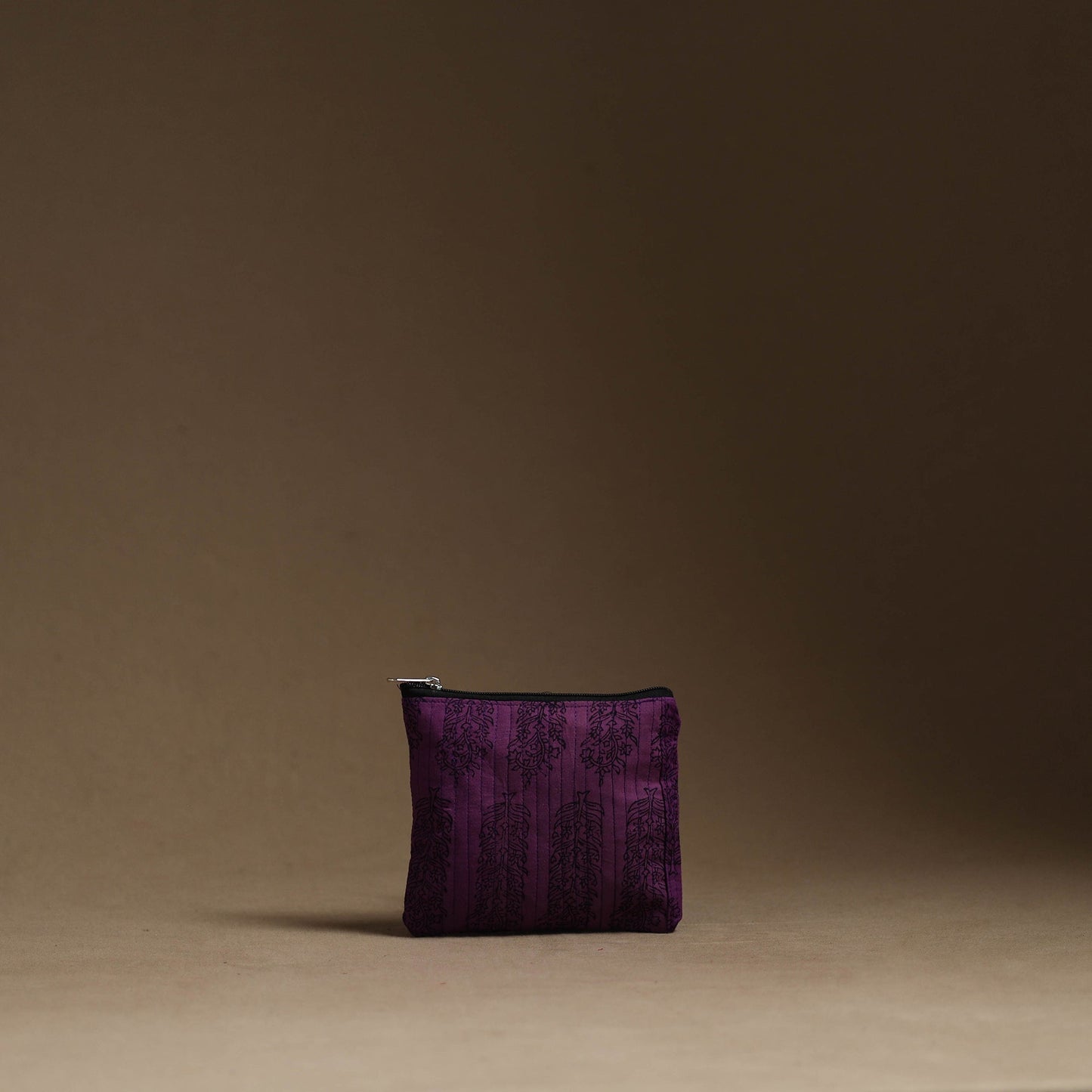 Purple - handmade cotton multipurpose utility pouches (set