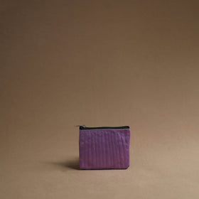 Purple - handmade cotton multipurpose utility pouches (set