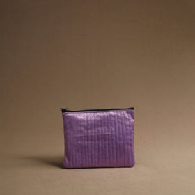 Purple - handmade cotton multipurpose utility pouches (set