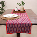 Purple Handmade Cotton Table Runner