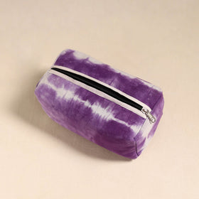  Purple Handmade Cotton Toiletry Bag 