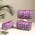  Handmade Cotton Toiletry Bags (Set of 3) 94 